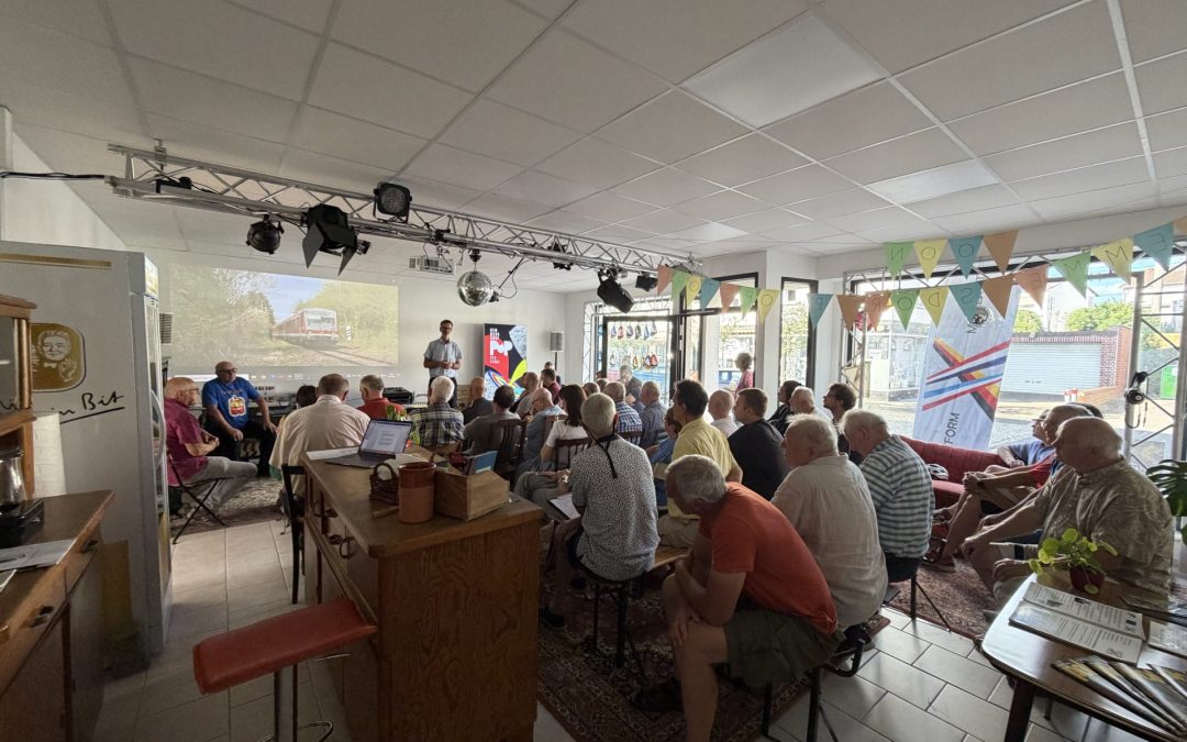 Großes Interesse an der Veranstaltung „125 Jahre Niedtalbahn“